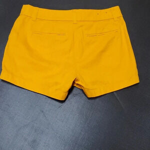 J CREW Goldenrod Color shorts Size 0 women's Box# 2